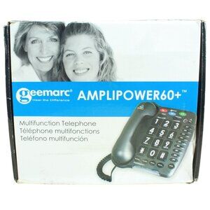 Geemarc Amplipower 60+ Multifunction Amplified Telephone Speaker Phone